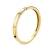 Orovi Damen Verlobungsring Gold Solitärring Diamantring 9 Karat (375) Brillianten 0.03crt GelbGold Ring mit Diamanten - 2
