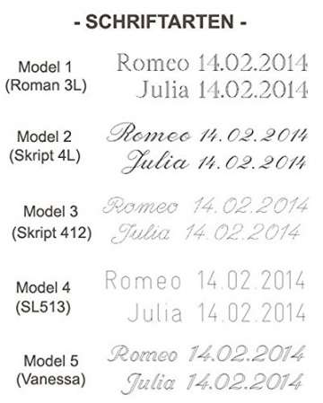 PAARPREIS! Classic Trauringe 333, 375, 585 Gold klassische Eheringe mit Gravur 3mm Breit (14 Karat (585) Gelbgold) - 2