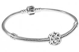 Pandora Armband Starterset Unendlichkeit 925 Silber Damenarmband für Charms 08051-20 20 cm - 1