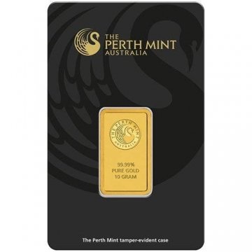 Perth Mint 10g Gramm Goldbarren 999.9 Känguru Kangaroo Blister - 1