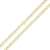 PRINS JEWELS 14 Karat 585 Gold Panzerkette Weit Gelbgold Kette - Breite 3.60 mm (60) - 4