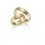 RJ 333 Gold Trauringe in Gelbgold Eismatt im Paarpreis - 4