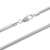 Schlangenkette 925 Sterling Silber 2,5mm breit 50cm lang Silberkette Halskette Kette Unisex - 1