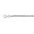 Silber Schlangenkette 2,4 mm breit Herren Damen Halsketten diamantiert rhodiniert 45,50,55,60 70,80cm Länge #1438 (45) - 3