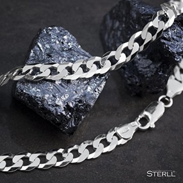 STERLL Herren Kette Sterling-Silber 925 60 cm, Ohne Anhänger Schmucketui Geschenk für Freund - 6