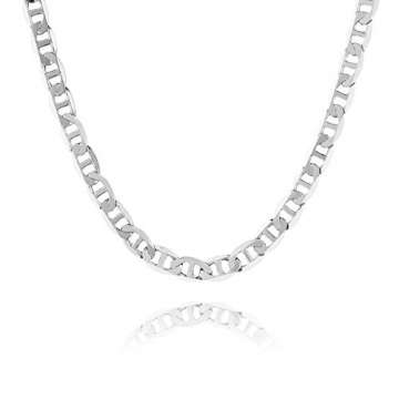 STERLL Herren Silberkette Silber 925 60cm Ohne Anhänger Geschenkverpackung Geschenke für Männer - 1