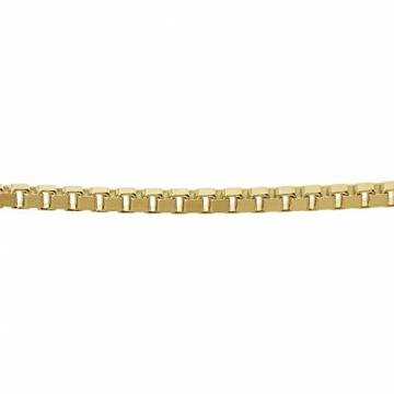 trendor Anhänger Kreuz 585 Gold (14 Karat) mit goldplattierter Kette 75125-45 45 cm - 3