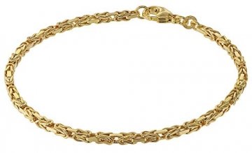 trendor Armband für Damen Königskette Gold 333 (8 Karat) Damen Armband, modische Geschenkidee, Armband Echtgold, Armschmuck für Damen, Goldarmband 75296 - 1