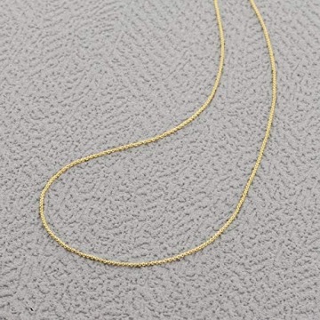 trendor Goldkette für Anhänger 333 Gold (8 Karat) Rundanker 0,8 mm breit 72405 42 cm - 5