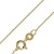 trendor Goldkette für Anhänger 333 Gold (8 Karat) Rundanker 0,8 mm breit 72405 42 cm - 1