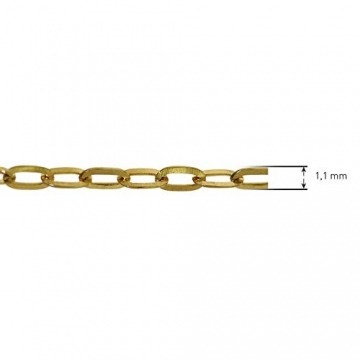 trendor Halskette für Frauen Gold 333 (8 Karat) Flachanker 1,1 mm 73815-45 45 cm - 5