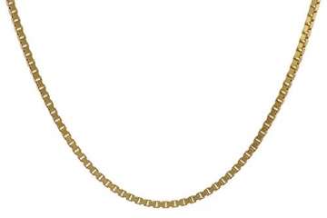 trendor Kreuz-Anhänger Gold 333 mit goldplattierter Kette Kinder Halskette, Gold Kreuz Anhänger für Jungen und Mädchen, Geschenk aus Echtgold 08492-45 45 cm - 7