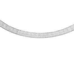 Tuscany Silver Damen Sterling Silber Flach Schlange Halskette 3.1mm 41cm/16zoll - 1