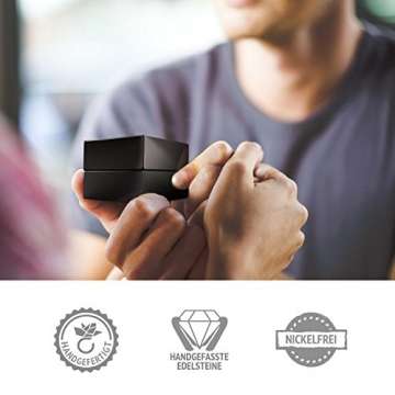Verlobungsringe Weißgold Ring 585 Diamant Ring 0,05 Carat H/si **sehr gute Qualität** + inkl. Luxusetui + Diamantring solitär schmal dünn Echtschmuck Diamantring Weißgold 0,05 FF50WG585BRFA50 - 3