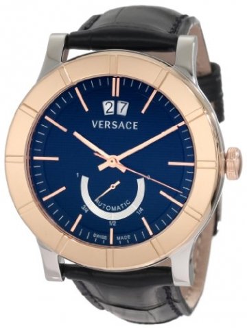 Versace Acron Big 18A99OD009 S009 18K Rose Gold & Steel Automatic Men's Watch - 1