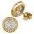 Ardeo Aurum Damen Schmuck-Set Ring Ohrringe Anhänger Kette Collier aus 375 Gold bicolor Gelbgold Weißgold mit 0,2 ct Diamant Brillant - 3