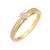 DIAMORE Ring Damen Verlobung mit Diamant (0.085 ct.) Blume in 585 Gelbgold - 1