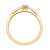 DIAMORE Ring Damen Verlobung mit Diamant (0.085 ct.) Blume in 585 Gelbgold - 3
