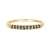 Elli PREMIUM Ring Damen Geo Schwarzer mit Diamant (0.20 ct.) in 375 Gelbgold - 2