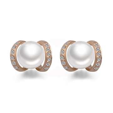 Original McPearl Diamant Akoya Perlen Ohrringe. Top Qualität aus Deutschland. - 1
