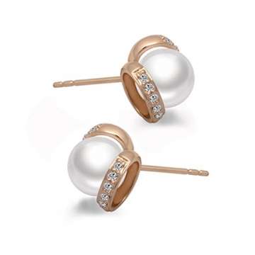 Original McPearl Diamant Akoya Perlen Ohrringe. Top Qualität aus Deutschland. - 2