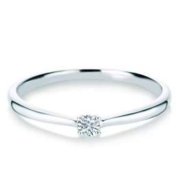 Ring Weißgold Diamant weiß - 1
