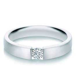 Ring Weißgold Diamant weiß - 1