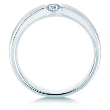 Ring Weißgold Diamant weiß - 2