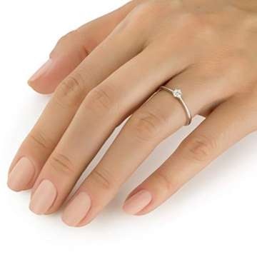 Ring Weißgold Diamant weiß - 4