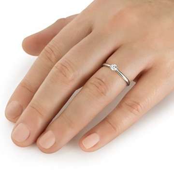 Ring Weißgold Diamant weiß - 6