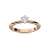 Verlobungsring Rosegold Ring Diamant 585 + inkl. Luxusetui + Diamant Ring Rosegold Diamantring Rosegold 0,45 Carat SI1/H (Rosegold 585) - Precious Amoonic Schmuck Größe AM195 RS585BRFA52 - 4