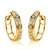 Orovi Damen Diamant Gold Creolen Ohrringe Gelbgold 9 Karat (375) Ohr-Schmuck Brillianten 0.06ct - 2