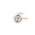 Orovi Damen Ohrringe mit Diamanten Weißgold Solitär Ohrstecker 18 Karat (750) Gold und Diamant Brillanten 0.10 Ct - 3