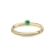 750 Goldring Smaragd (sehr hochwertig!) + inkl. Luxusetui + - Goldringe Smaragd Ringe (Gelbgold 750) - Concinnity Amoonic Größe 54 (17.2) AM161 GG750SMFA54 - 4