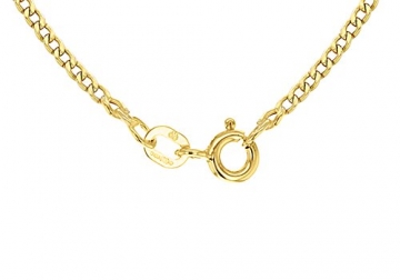 Carissima Gold Damen Hollow Panzerkette 9k(375) Gelbgold 2.2mm 41cm/16zoll - 3