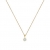 DIAMORE Halskette Damen mit Anhänger Elegant mit Diamant (0.15 ct.) in in 585 Gelbgold 45 - 2