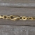 Goldkette, Ankerkette diamantiert Gelbgold 585/14 K, Länge 50 cm, Breite 3 mm, Gewicht ca. 23.6 g, NEU - 4