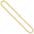 Goldkette, Ankerkette diamantiert Gelbgold 585/14 K, Länge 50 cm, Breite 3 mm, Gewicht ca. 23.6 g, NEU - 1
