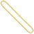 Goldkette, Ankerkette diamantiert Gelbgold 585/14 K, Länge 50 cm, Breite 3 mm, Gewicht ca. 23.6 g, NEU - 1