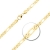 Goldkette, Figarokette diamantiert Gelbgold 750 / 18K, Länge 55 cm, Breite 4.3 mm, Gewicht ca. 27.2 g, NEU - 2