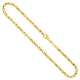 Goldkette, Königskette Gelbgold 585/14 K, Länge 55 cm, Breite 2.8 mm, Gewicht ca. 32 g, NEU - 1