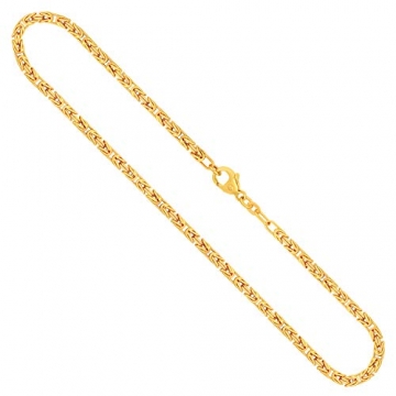 Goldkette, Königskette Gelbgold 585/14 K, Länge 55 cm, Breite 2.8 mm, Gewicht ca. 32 g, NEU - 1