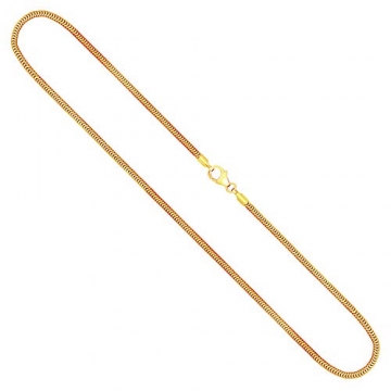 Goldkette, Schlangenkette Gelbgold 333/8 K, Länge 42 cm, Breite 1.9 mm, Gewicht ca. 6.2 g, NEU - 1