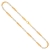 Goldkette, Singapurkette Bicolor Gelbgold/Weißgold 585/14 K, Länge 45 cm, Breite 2.4 mm, Gewicht ca. 4.3 g, NEU - 1