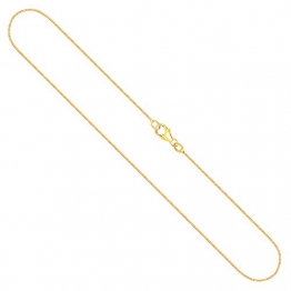 Goldkette, Venezianerkette Gelbgold 750/18 K, Länge 42 cm, Breite 0.9 mm, Gewicht ca. 3.4 g, NEU - 1