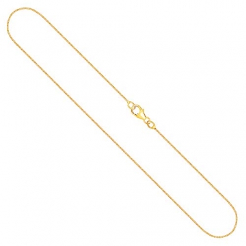 Goldkette, Venezianerkette Gelbgold 750/18 K, Länge 42 cm, Breite 0.9 mm, Gewicht ca. 3.4 g, NEU - 1