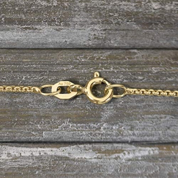 Goldkette, Venezianerkette Gelbgold 750/18 K, Länge 50 cm, Breite 1.2 mm, Gewicht ca. 4.9 g, NEU - 4