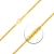 Goldkette, Zopfkette hohl Gelbgold 585/14 K, Länge 50 cm, Breite 2.1 mm, Gewicht ca. 6.3 g, NEU - 2