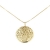 Lucchetta Goldkette 585 Damen - Baum des Lebens Anhänger Halskette 14 Karat GelbGold - Echtgold Schmuck - 1