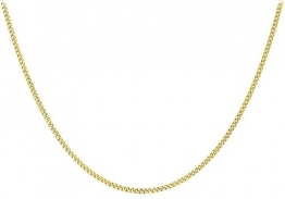 Massive Panzerkette Gelbgold 18 Karat 750 Gold Kette 1.75 mm Breit Länge wählbar (45) - 1